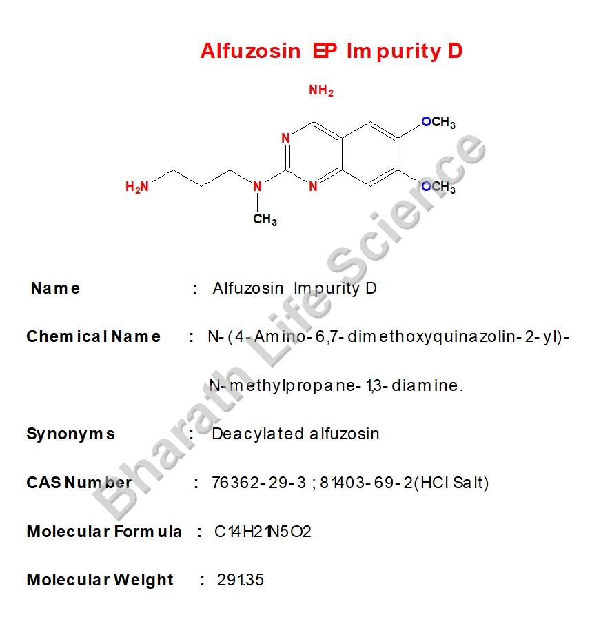 Alfuzosin EP Impurity D